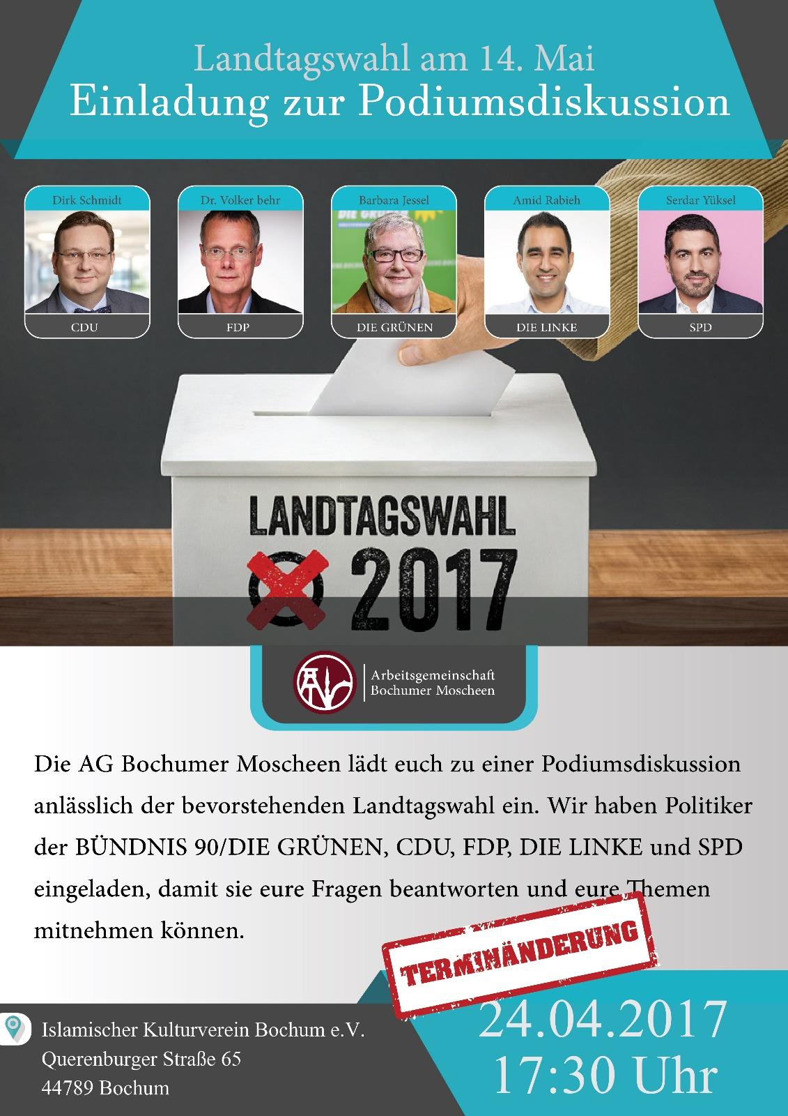 Plakat Landtagswahl 2017